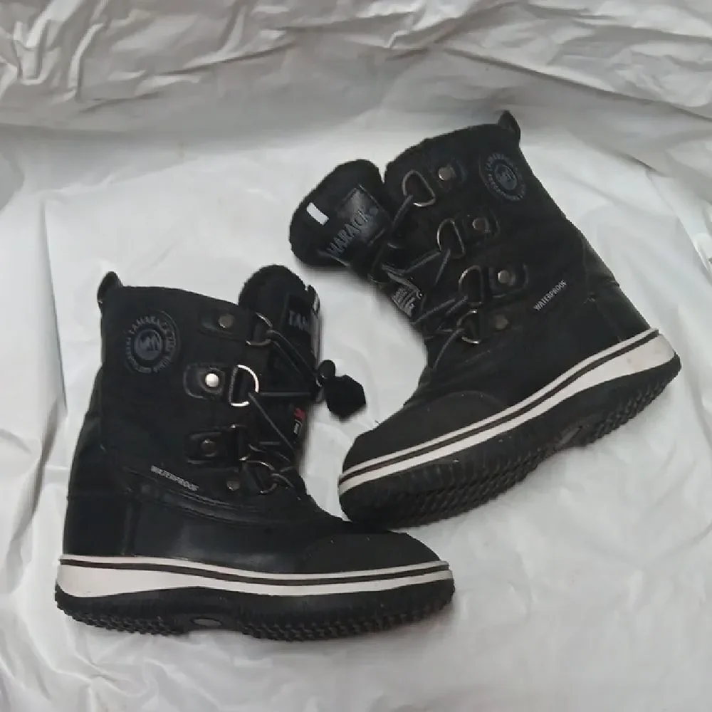 Tamarack Black Thinsulate Watee Resistant Impermeable Snow Boots Toddler Sz 10